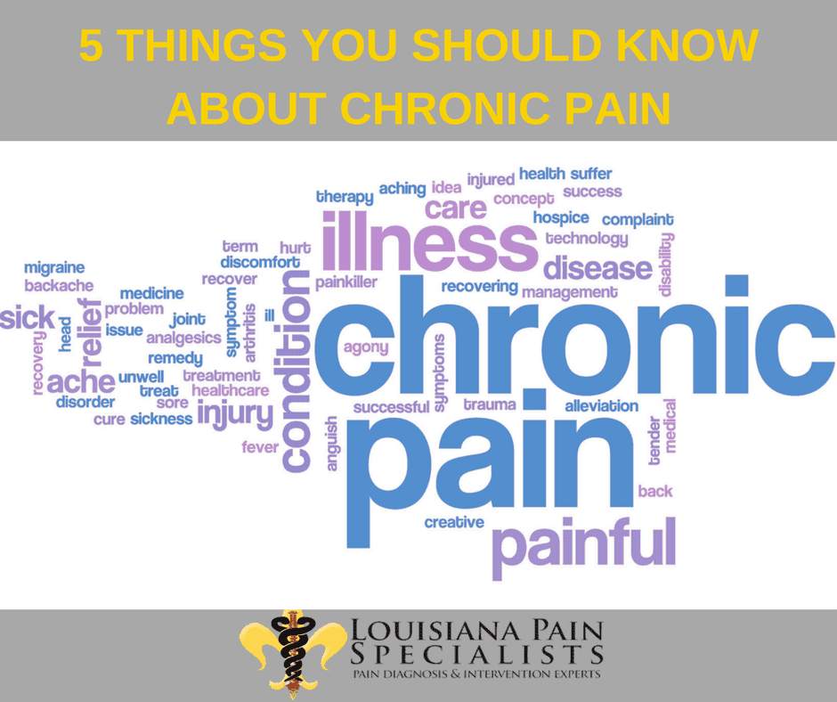 5 Things You Should Know About Chronic Pain