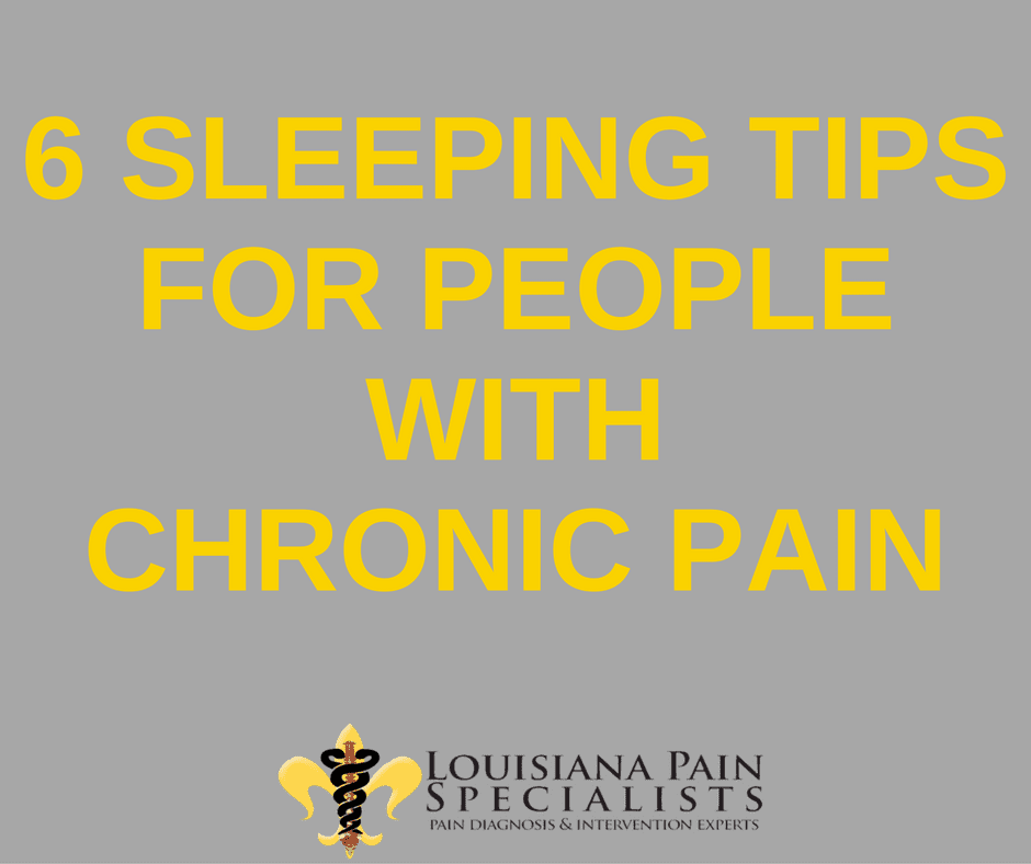 6 Sleeping Tips For People With Chronic Pain