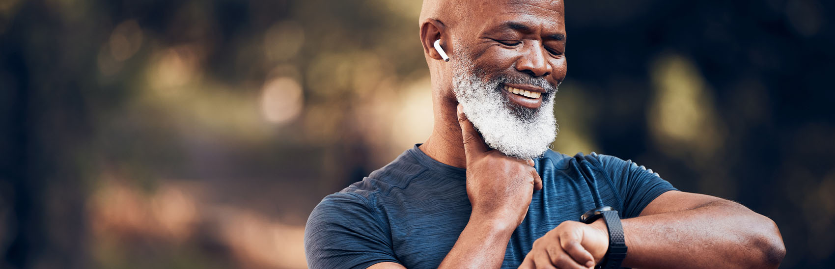Man working out pain-free