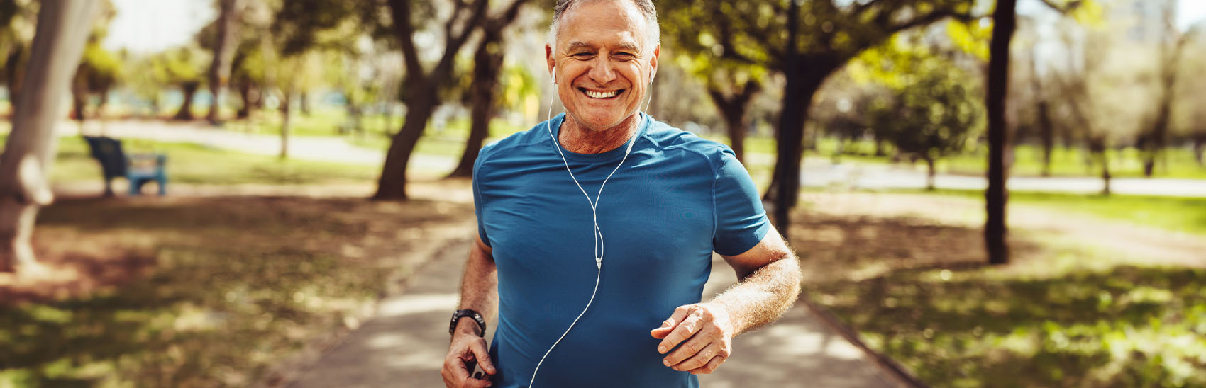 Pain-free patient running